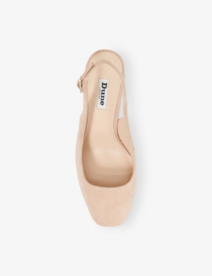 DUNE: Calena Suede Heeled Courts