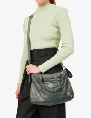RESELFRIDGES: Pre-Loved Balenciaga Motox Leather Satchel