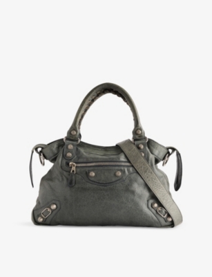 RESELFRIDGES: Pre-Loved Balenciaga Motox Leather Satchel
