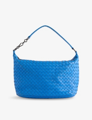 RESELFRIDGES: Pre-Loved Bottega Veneta Intrecciato Leather Shoulder Bag