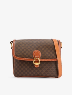 RESELFRIDGES: Pre-Loved Celine Macadam Leather Crossbody Bag