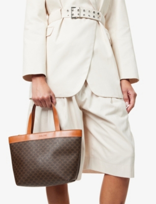 RESELFRIDGES: Pre-Loved Celine Macadam Coated-Canvas Handbag