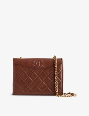 RESELFRIDGES: Pre-Loved Chanel Quilted Full Flap Leather Cross Body Bag