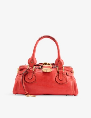 RESELFRIDGES: Pre-Loved Chloe Medium Paddington Leather Handbag