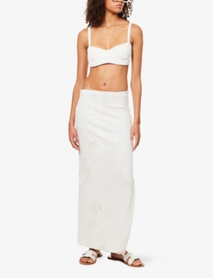 OCEANUS: Athena Beaded Bikini Top