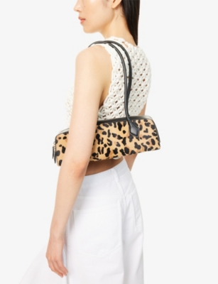 ALAIA: Le Teckel Medium Leather Shoulder Bag