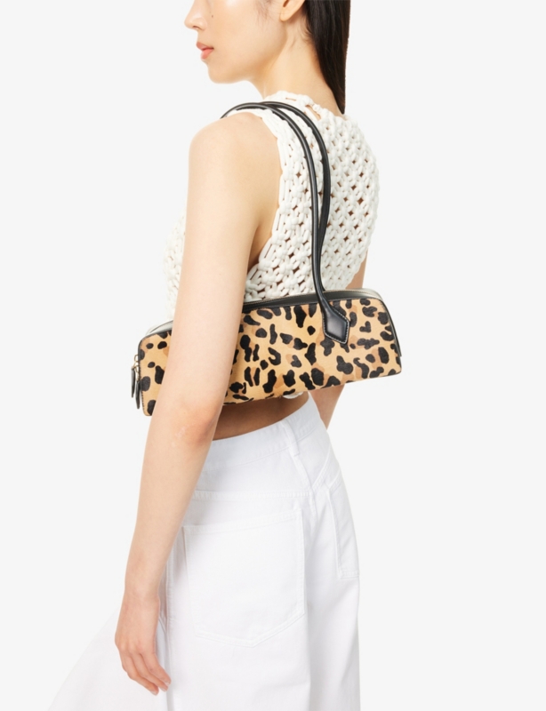 Le Teckel Medium Leather Shoulder Bag
