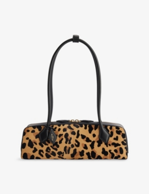 ALAIA: Le Teckel Medium Leather Shoulder Bag
