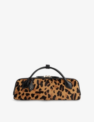 ALAIA: Le Teckel Leather Shoulder Bag