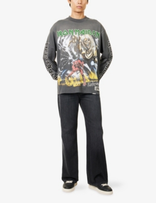 REPRESENT: Represent x Iron Maiden Relaxed-Fit Cotton T-Shirt