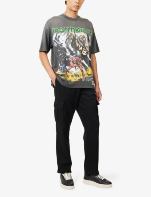 REPRESENT: Represent x Iron Maiden Relaxed-Fit Cotton T-Shirt