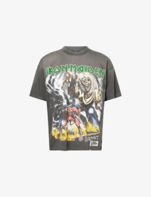 REPRESENT: Represent x Iron Maiden Relaxed-Fit Cotton T-Shirt