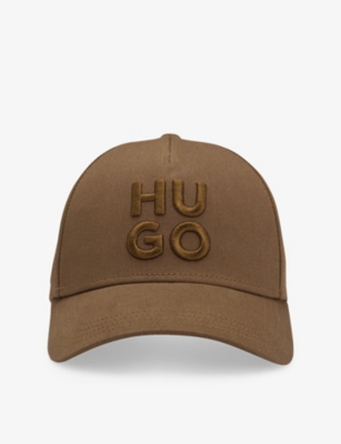HUGO: Logo-Embroidered Cotton Baseball Cap
