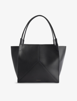 Victoria Beckham Womens Black The Victoria Soft Leather Tote Bag