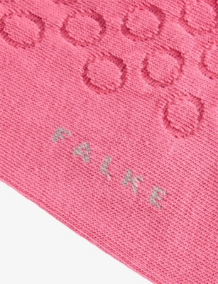 Falke Womens Candy Joy Fuel Cotton-blend Knitted Trainer Socks
