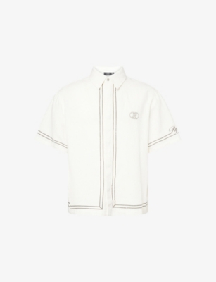 REPRESENT: Oversized Boxy-Fit Woven Shirt