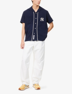 NEW ERA: New York Yankees MLB Piping Cotton-Silk Shirt