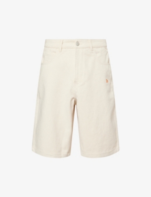 NEW ERA: Mlb New York Yankees Embroidered Denim Shorts