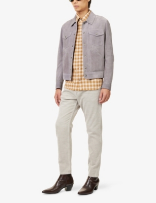 TOM FORD: Western Flap-Pocket Suede Jacket