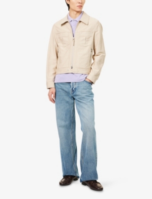 TOM FORD: Sharp Battle Patch-Pocket Cotton Jacket