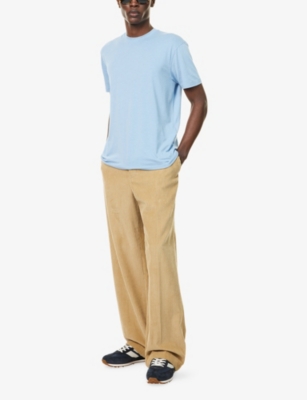 Crewneck Regular-Fit Cotton-Blend T-Shirt