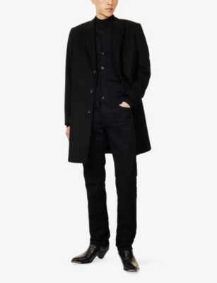 TOM FORD: V-Neck Long-Sleeves Wool Cardigan