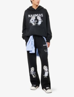 NAHMIAS: Mascot Wide-Leg Cotton-Jersey Joggers