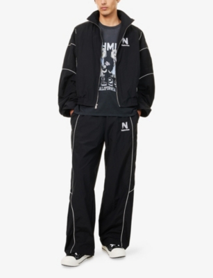 NAHMIAS: Warm Up Baggy-Fit Cotton-Blend Bottoms