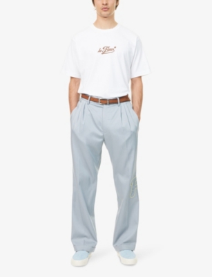 Golf Le Fleur Mens  Brand-print Short-sleeves Cotton-jersey T-shirt
