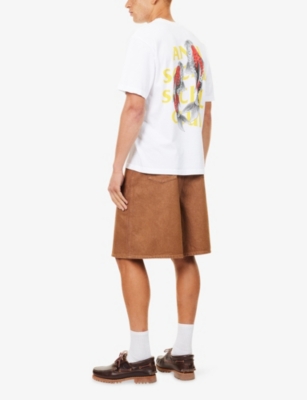 ANTI SOCIAL SOCIAL CLUB: Printed Crewneck Cotton-Jersey T-Shirt