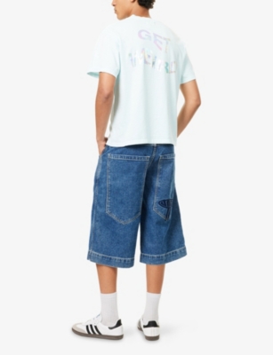 ANTI SOCIAL SOCIAL CLUB: Get Weird Foil-Print Short-Sleeve Cotton-Jersey T-Shirt