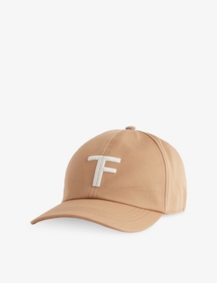 TOM FORD: Logo-Embroidered Brushed Cotton Baseball Cap