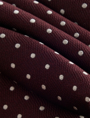 TOM FORD: Micro Polka-Dot Silk Tie
