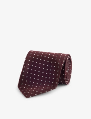 TOM FORD: Micro Polka-Dot Silk Tie
