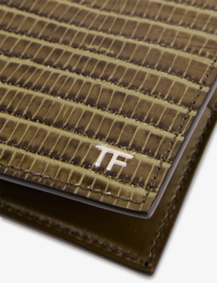 TOM FORD: Money Clip Leather Wallet