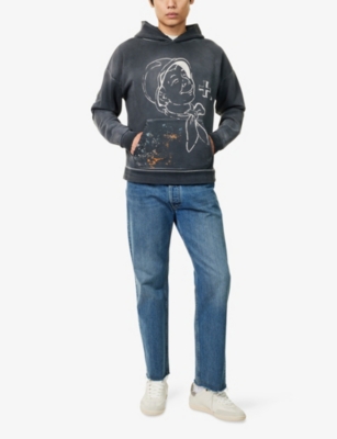 DUKE & DEXTER: Soldier Graphic-Print Cotton-Jersey Hoody