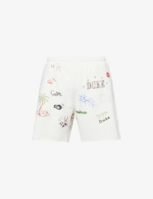 DUKE & DEXTER: Duke Sketch Regular-Fit Cotton Shorts