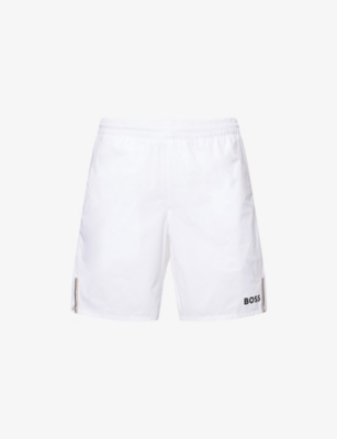 Hugo Boss Mens Boss Green Atta 9inch Drawstring Woven Shorts