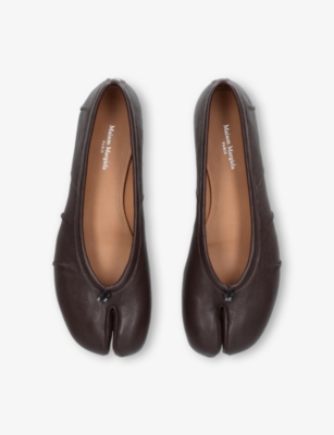 Maison Margiela New Round Toe Ballerina With Stitch Detailing