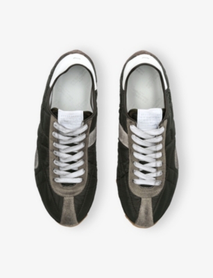 MAISON MARGIELA: Sprinters Canvas And Suede Trainers