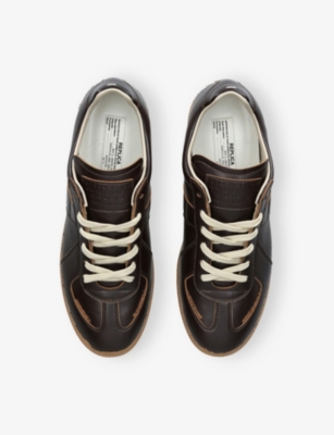 MAISON MARGIELA: Replica Leather Low-Top Trainers