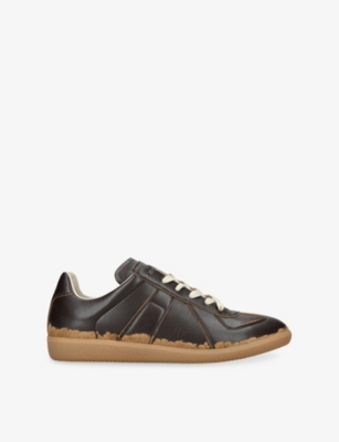 MAISON MARGIELA: Replica Leather Low-Top Trainers