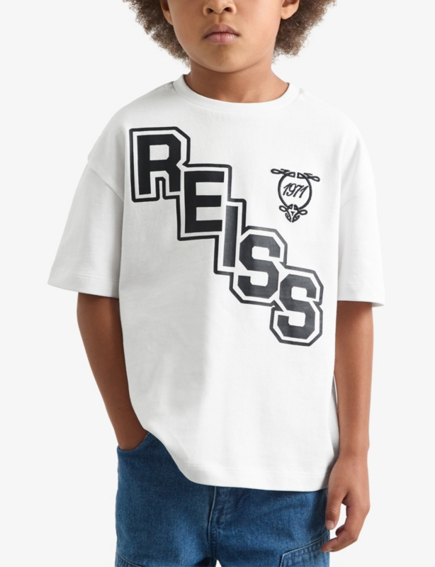 Glen Oversized Logo Cotton-Jersey T-Shirt 9-13 Years