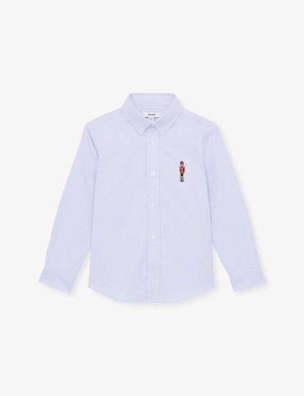 Wilf Nutcracker-Embroidered Cotton Shirt 3-9 Years