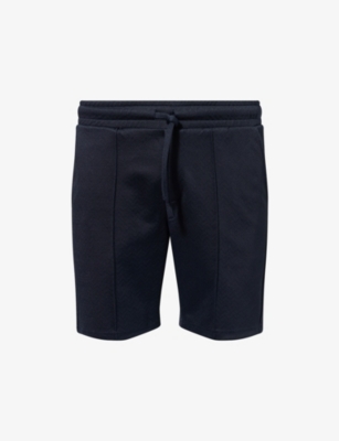 ARNE: Textured Interlock Drawstring Stretch-Woven Shorts