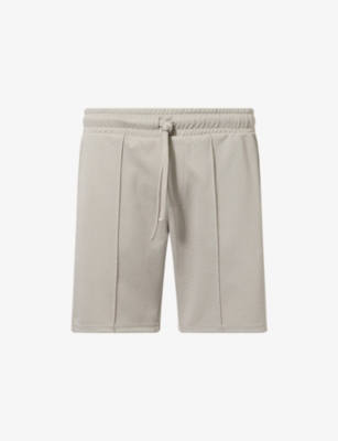 ARNE: Textured Interlock Drawstring Stretch-Woven Shorts