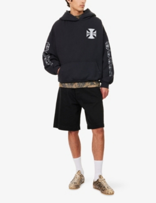 RHUDE: Rhude Boys Graphic-Print Cotton Hoody