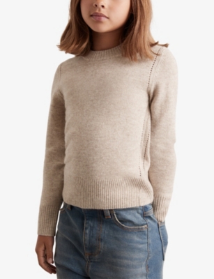 REISS: Anya Open-Stitch Knitted Jumper 13-14 Years