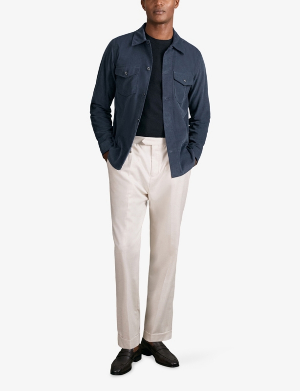 Kai Twin-Pocket Regular-Fit Corduroy Overshirt