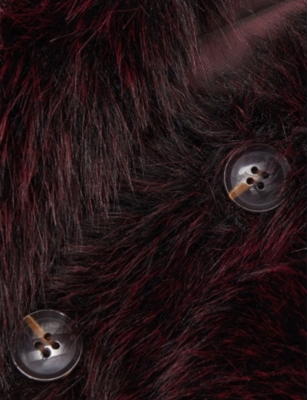 REISS: Marco Long-Sleeve Faux-Fur Jacket 13-14 Years